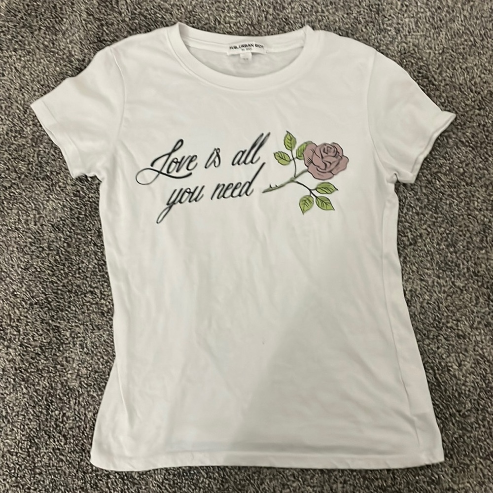 White T-shirt with logo